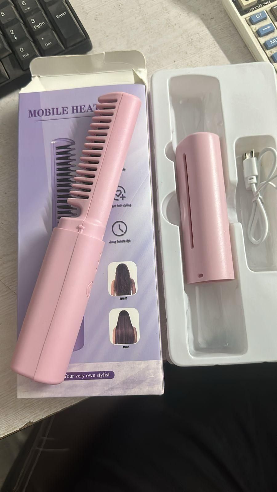 Portable Cordless Mini Hair Straightener