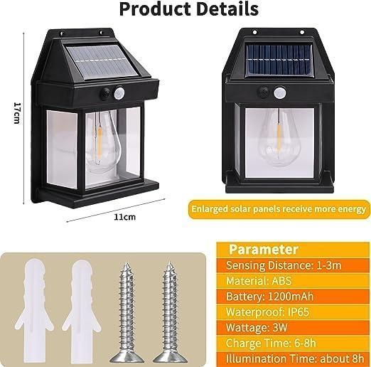 Outdoor Solar Wall Light